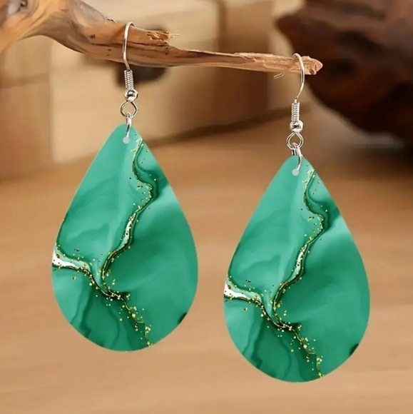 Boho Dangling Wooden Fashion Earrings - Picture 3 of 8